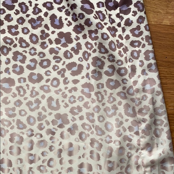 WD.NY pink leopard satin maxi skirt, M - Picture 5 of 7
